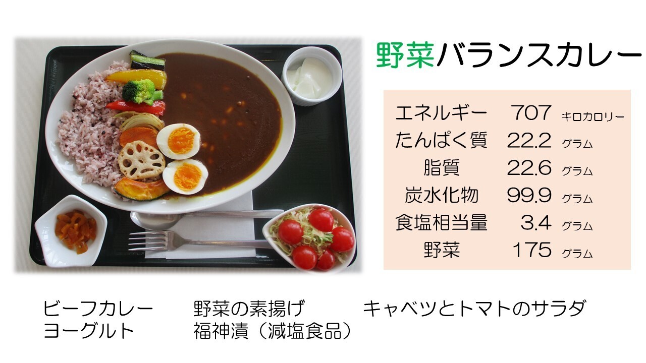 野菜バランスカレーの画像