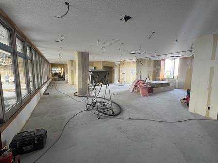 貸しオフィス施工状況1