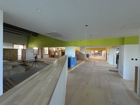 2階内装改修施工状況