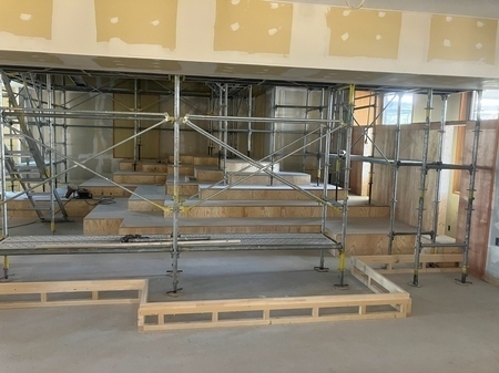 キッズアスレチック施工状況